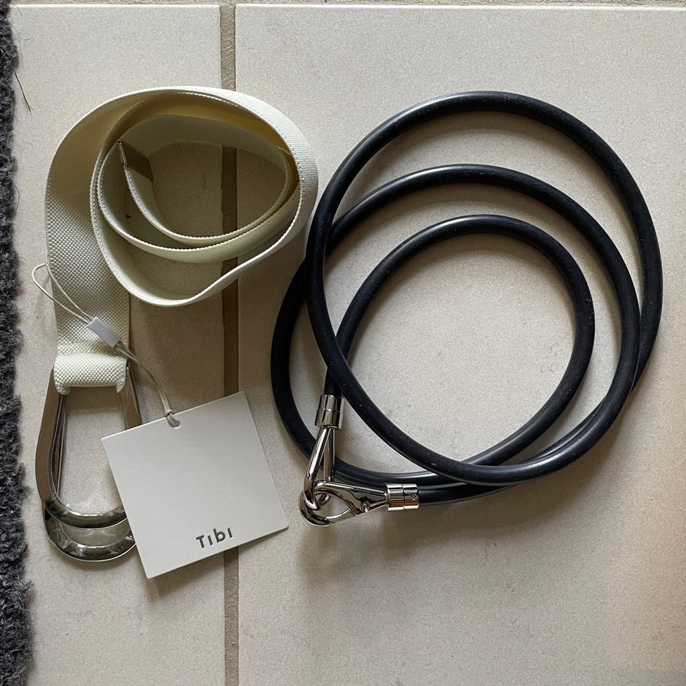 Tibi belts x 2, size M